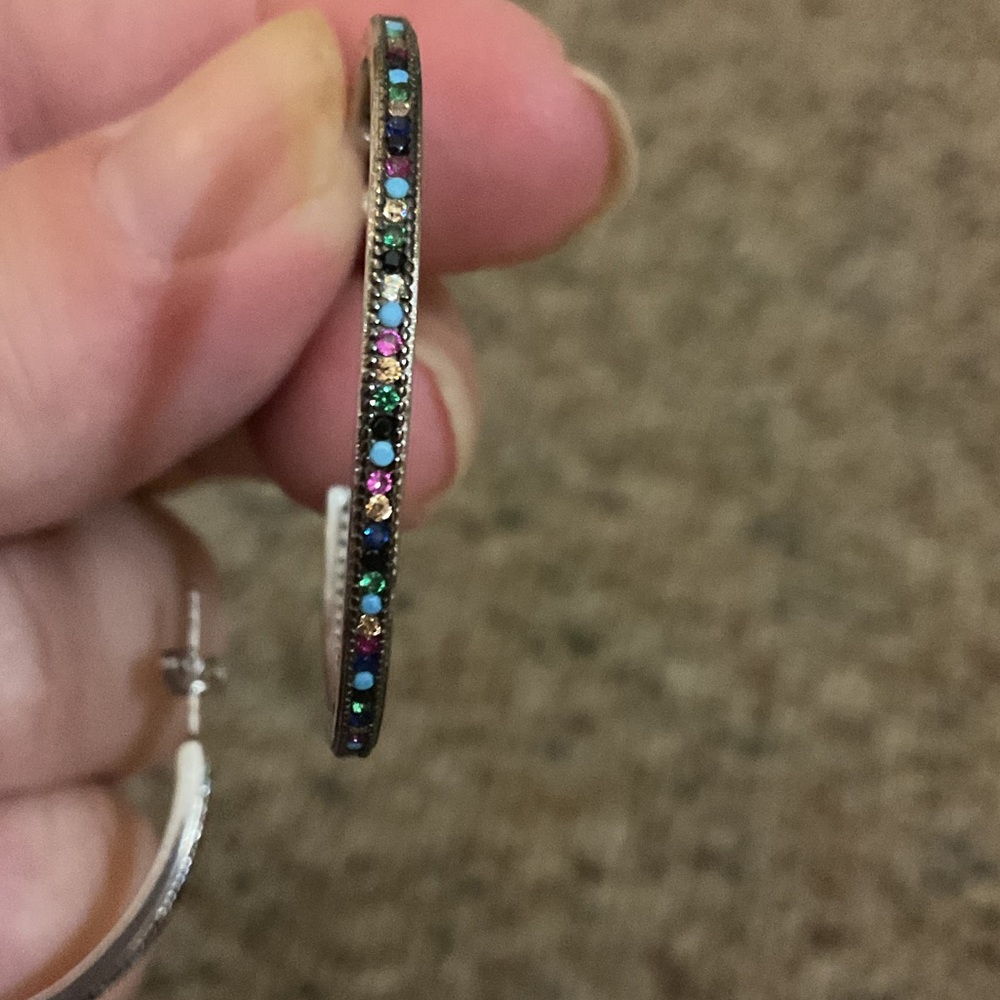 Turkish Silver Hoop Earrings